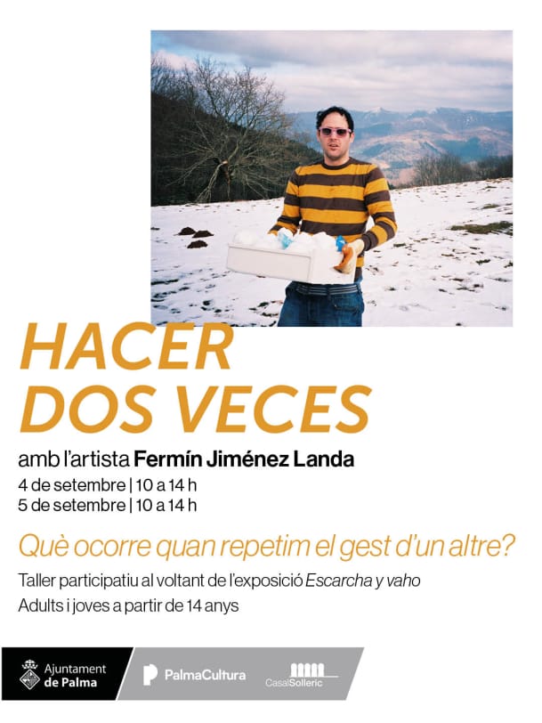 Taller participativo Hacer dos veces en torno a la exposición Escarcha y Vaho
