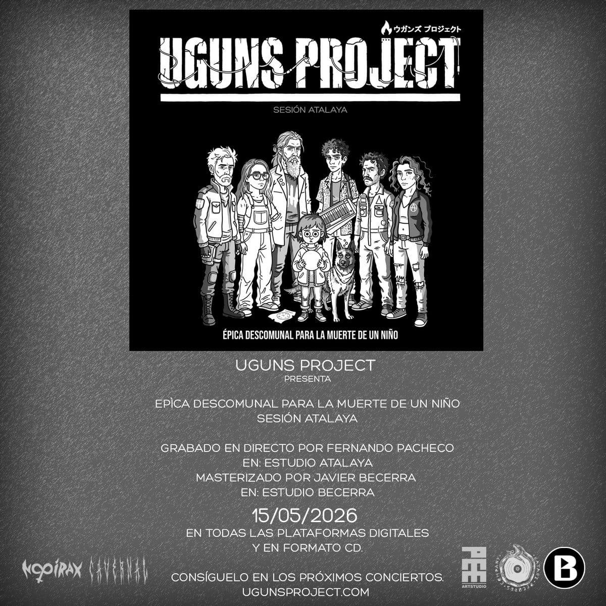 Uguns Project - Épica descomunal para la muerte de un niño sesión Atalaya