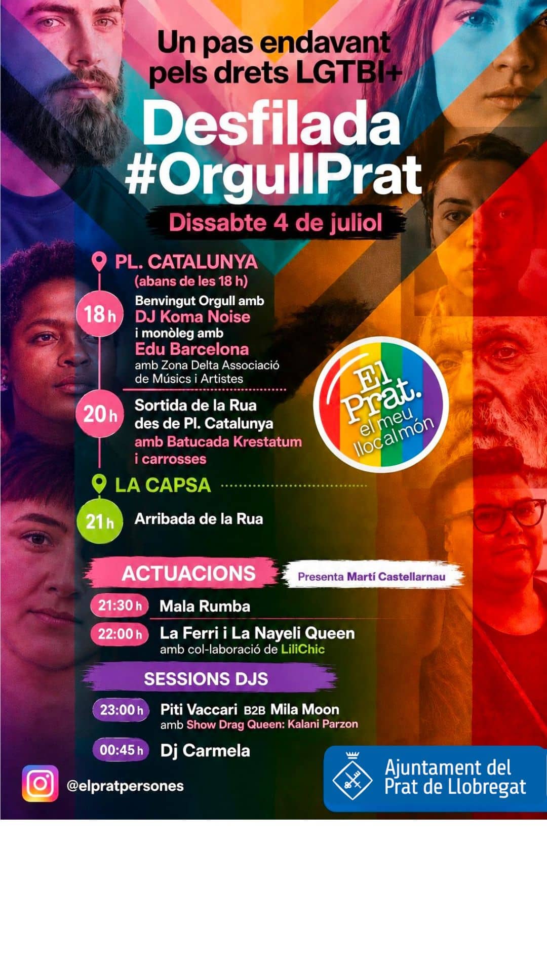 El Prat celebra la diversidad en su quinta desfilada