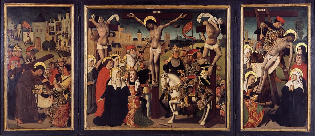 El tríptico flamenco de Salinas de Añana al detalle