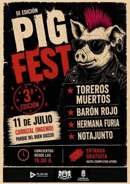 El Pig Fest llena de rock Ingenio este sábado