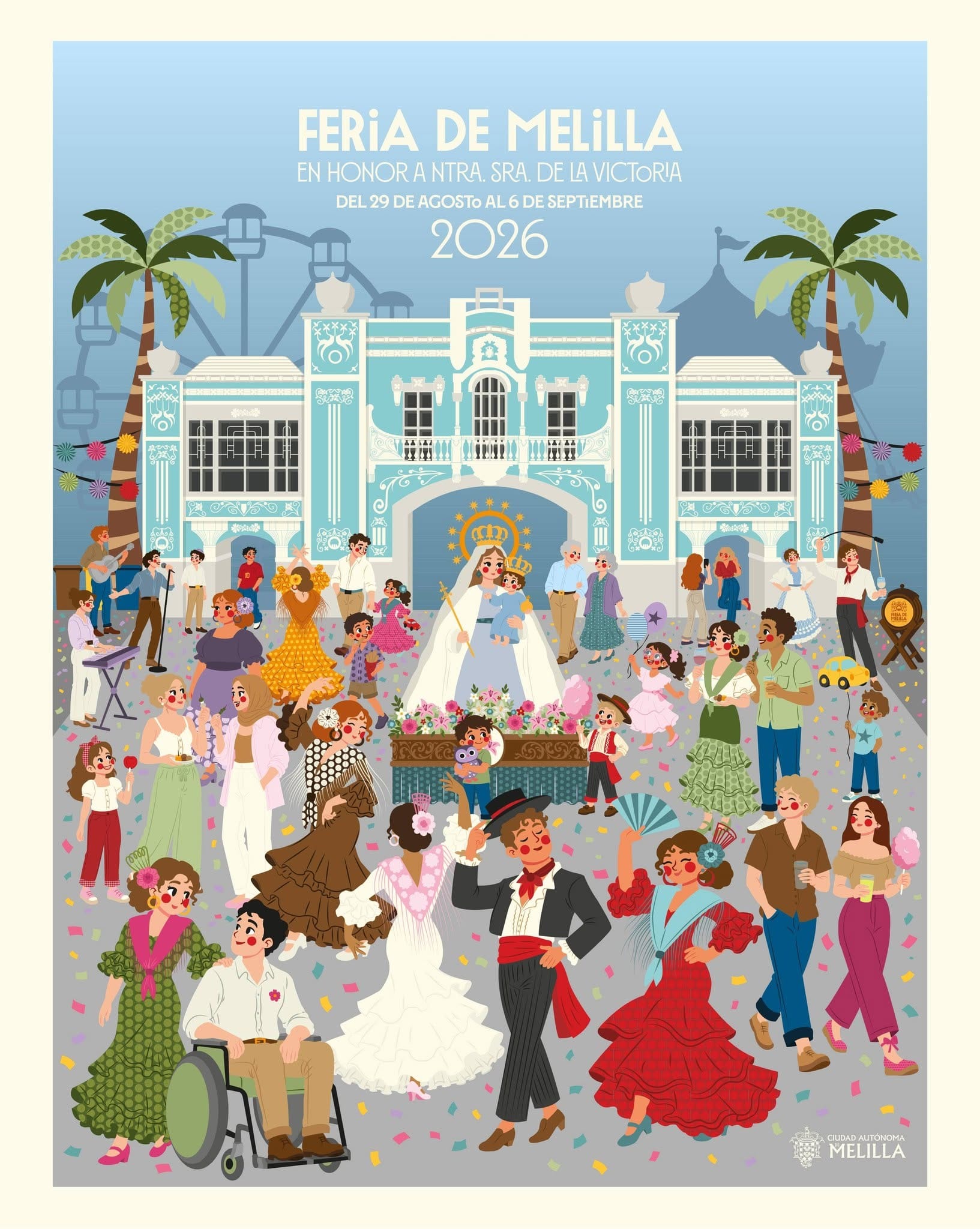 La Feria de Melilla 2026 cierra con medio millón de visitas