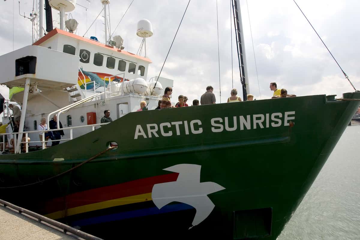 Encuentro con relatores de Naciones Unidas en el Arctic Sunrise