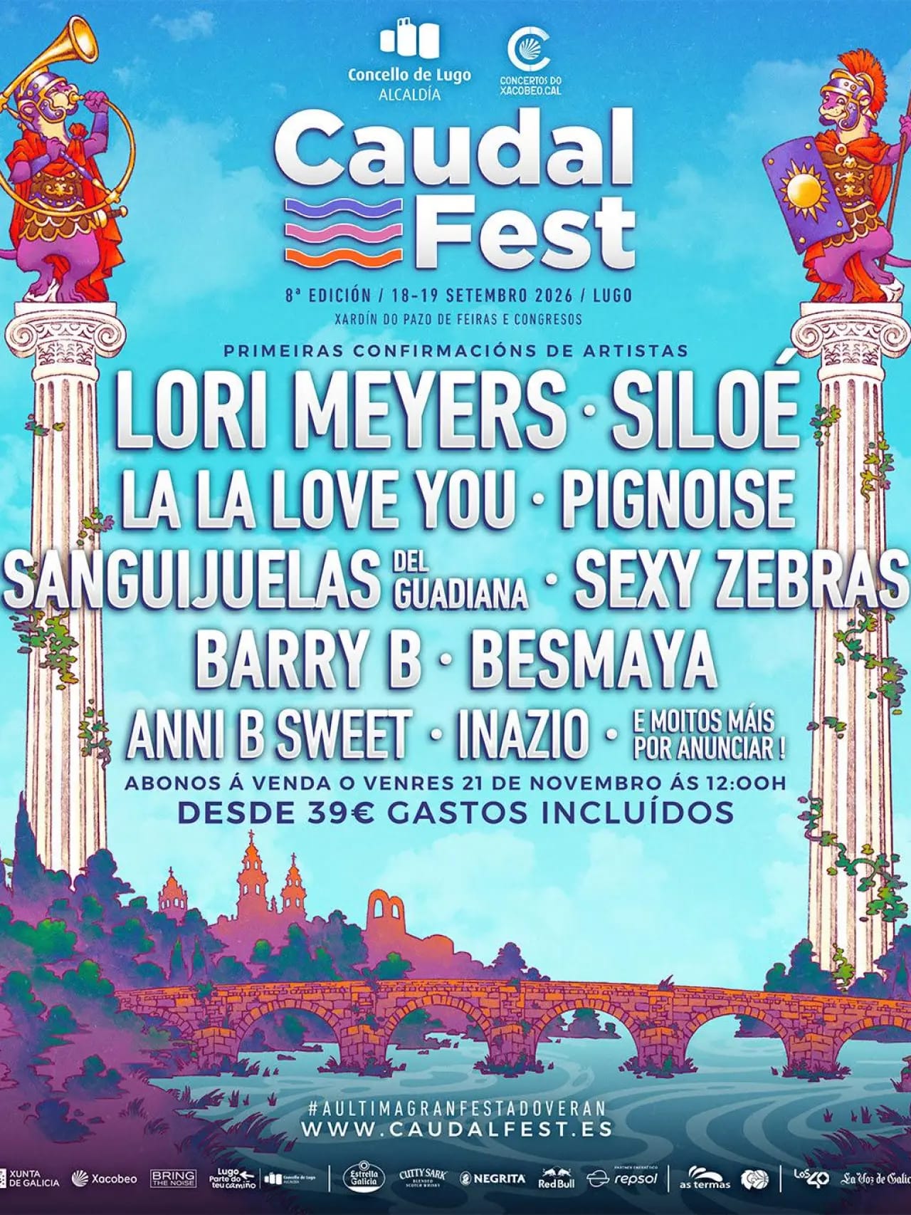 Caudal Fest 2026: cartel, precios y cómo ir