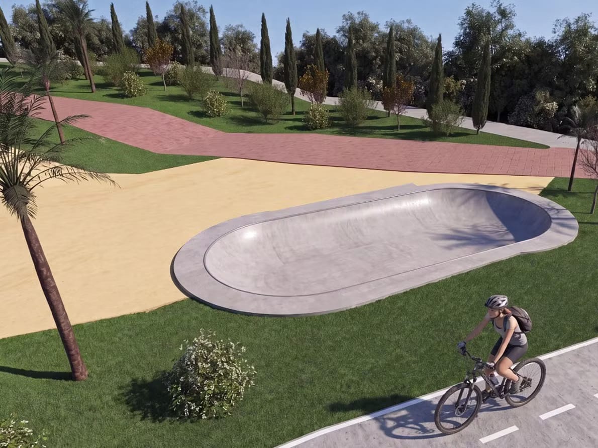 Nuevo Pump Track junto al pabellón Javier Imbroda