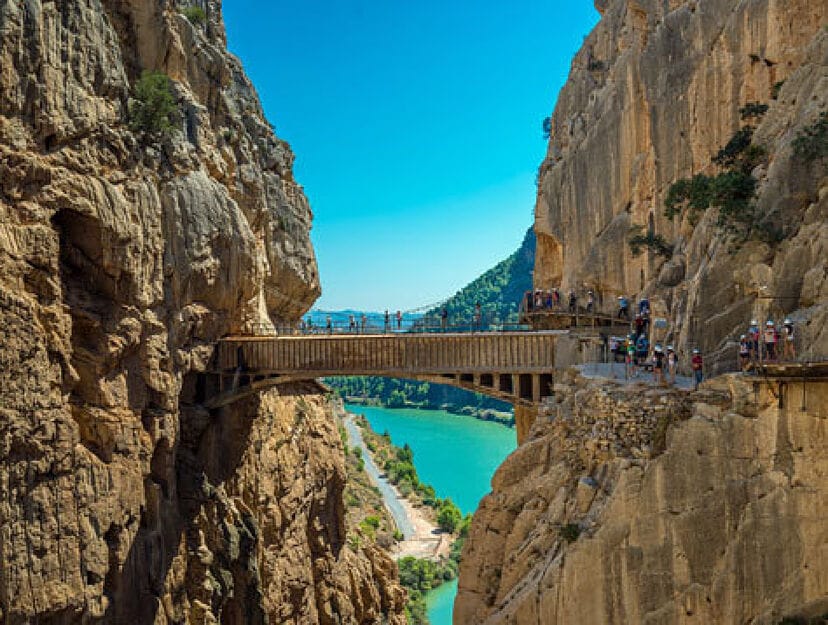 El Caminito del Rey avisa de cierres por WhatsApp