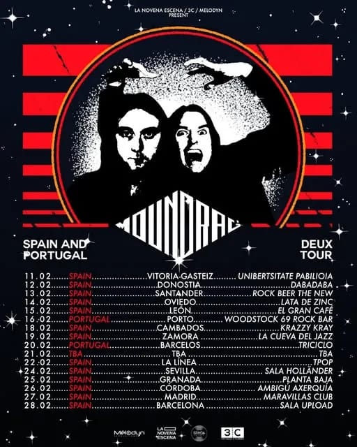 Concierto de Moundrag presentando 'Deux'