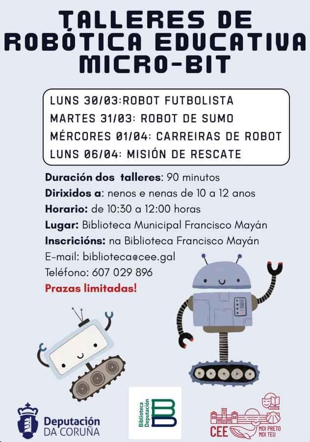 Obradoiro Robótica educativa: Micro Bit