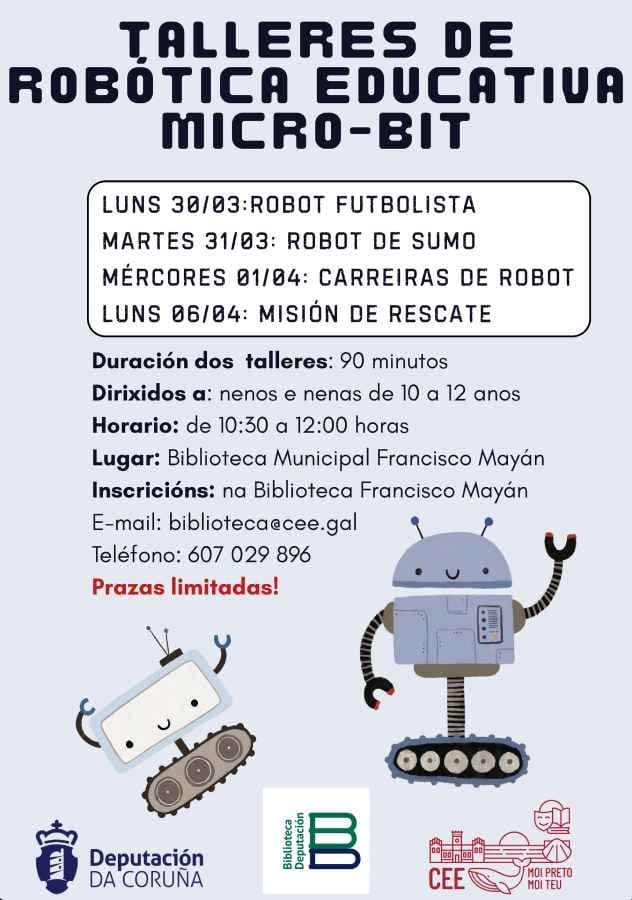 Obradoiro Robótica educativa: Micro Bit