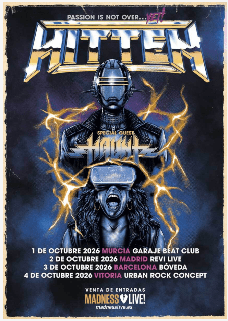 Hitten; Haunt - Gira 'Passion Is Not Over... Yet!'