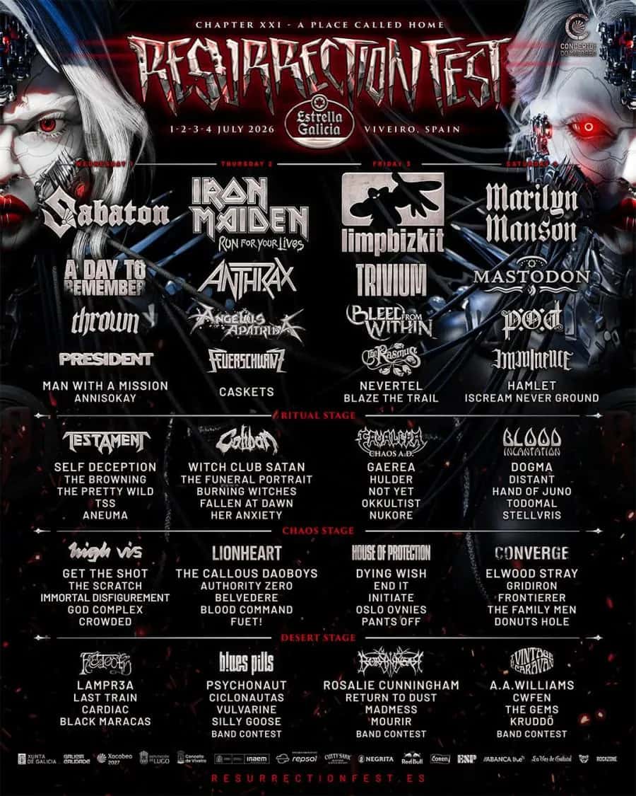 Resurrection Fest 2026: Guía completa del festival en Viveiro