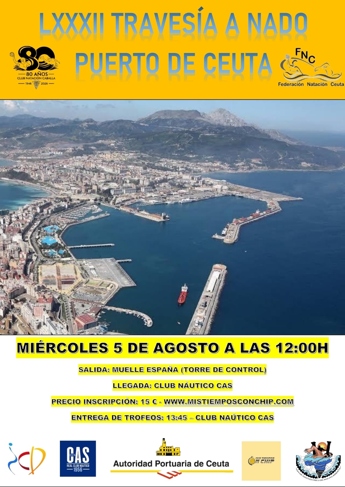 La Travesía a Nado del Puerto celebró su LXXXII edición