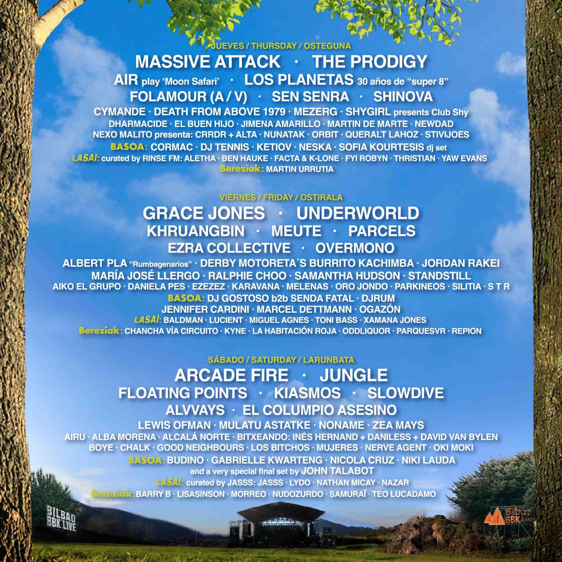 Guía para organizar tus días en el Bilbao BBK Live