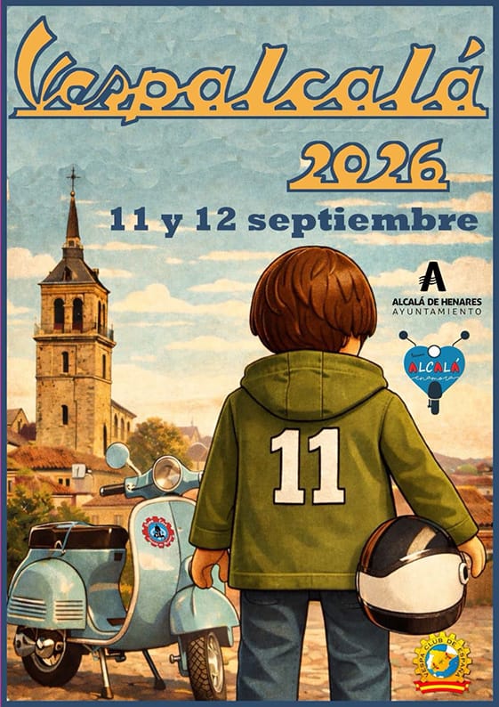 Vespalcalá 2026: rutas y Vespas por Alcalá