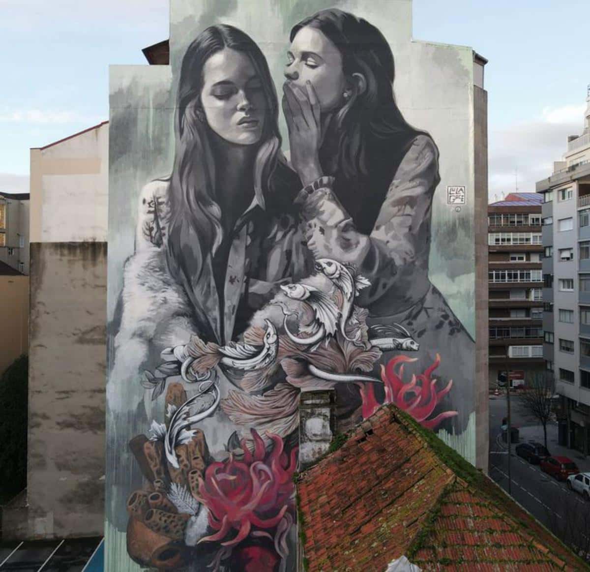 Ruta de arte urbano de Vigo al espigón de Baiona