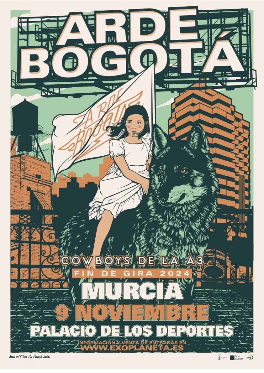 Arde Bogotá: entradas solo en taquilla para su gira