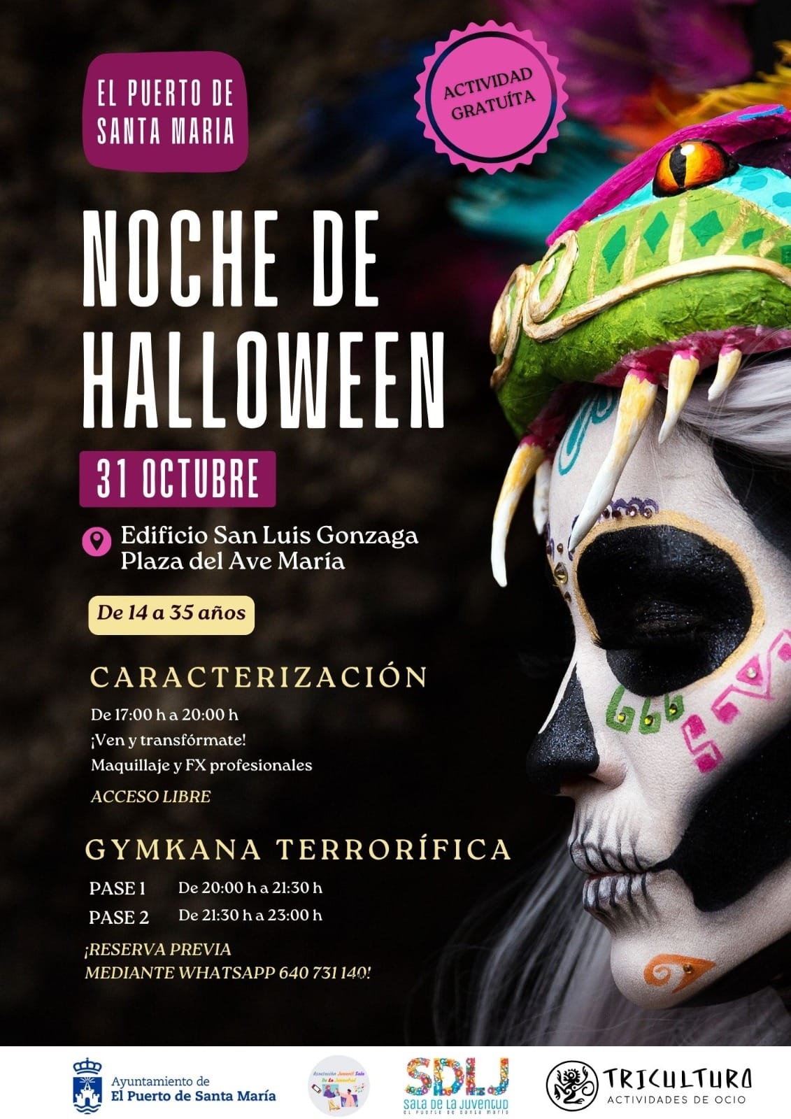 Misterio y actividades gratis en la Noche de Brujas
