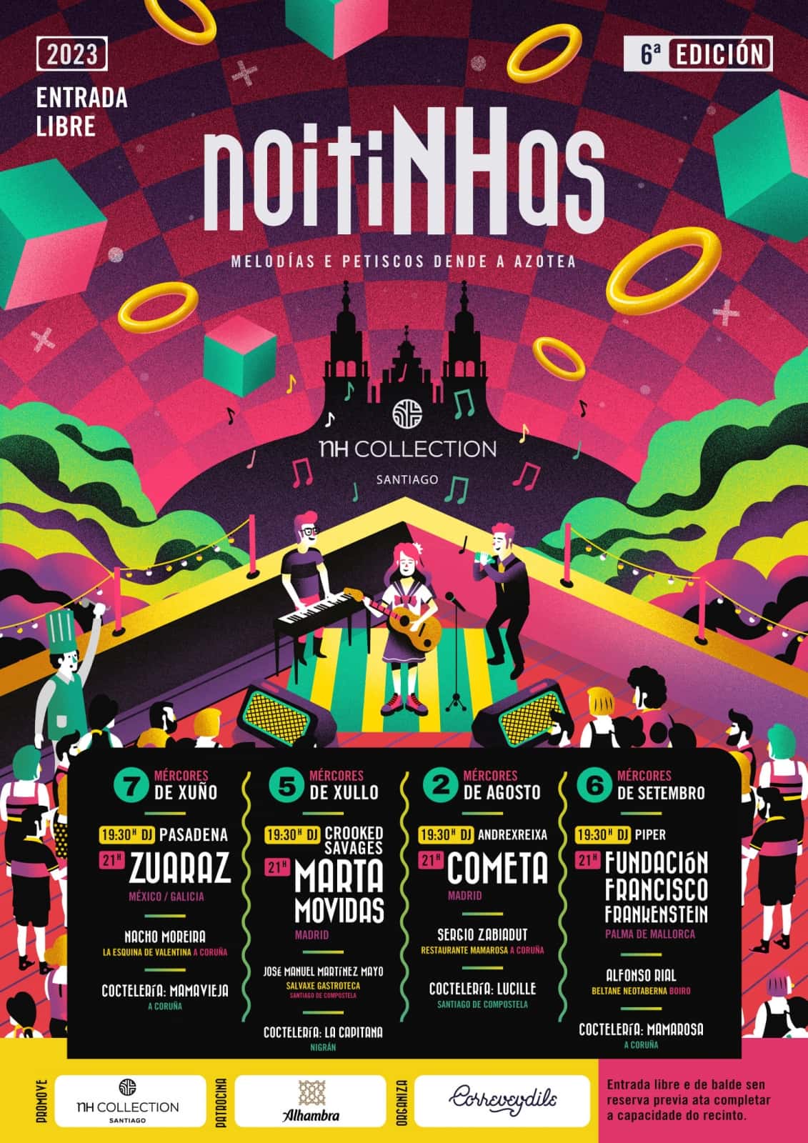 Vuelve el ciclo NoitiNHas al NH Collection de Santiago