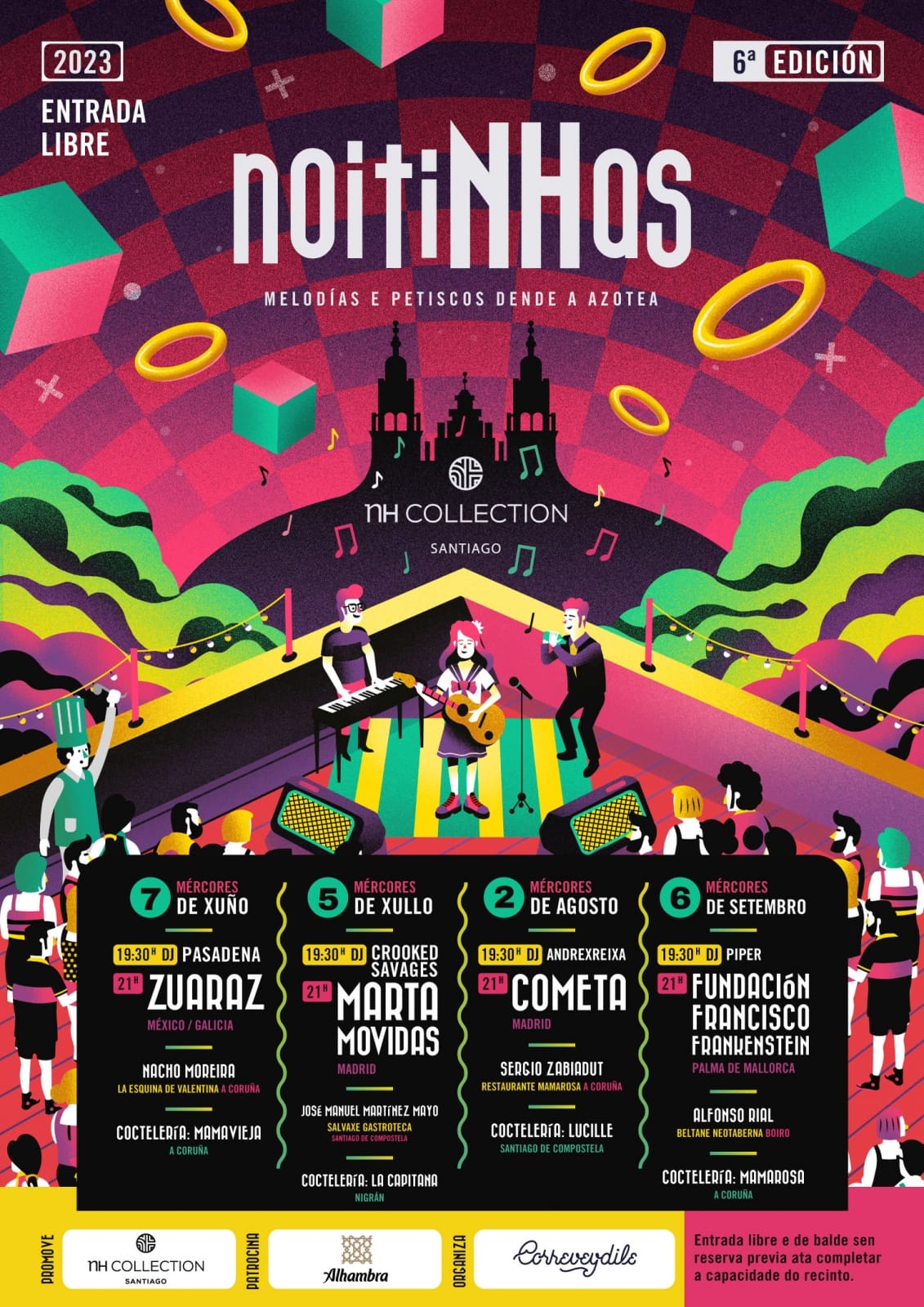 Vuelve el ciclo NoitiNHas al NH Collection de Santiago