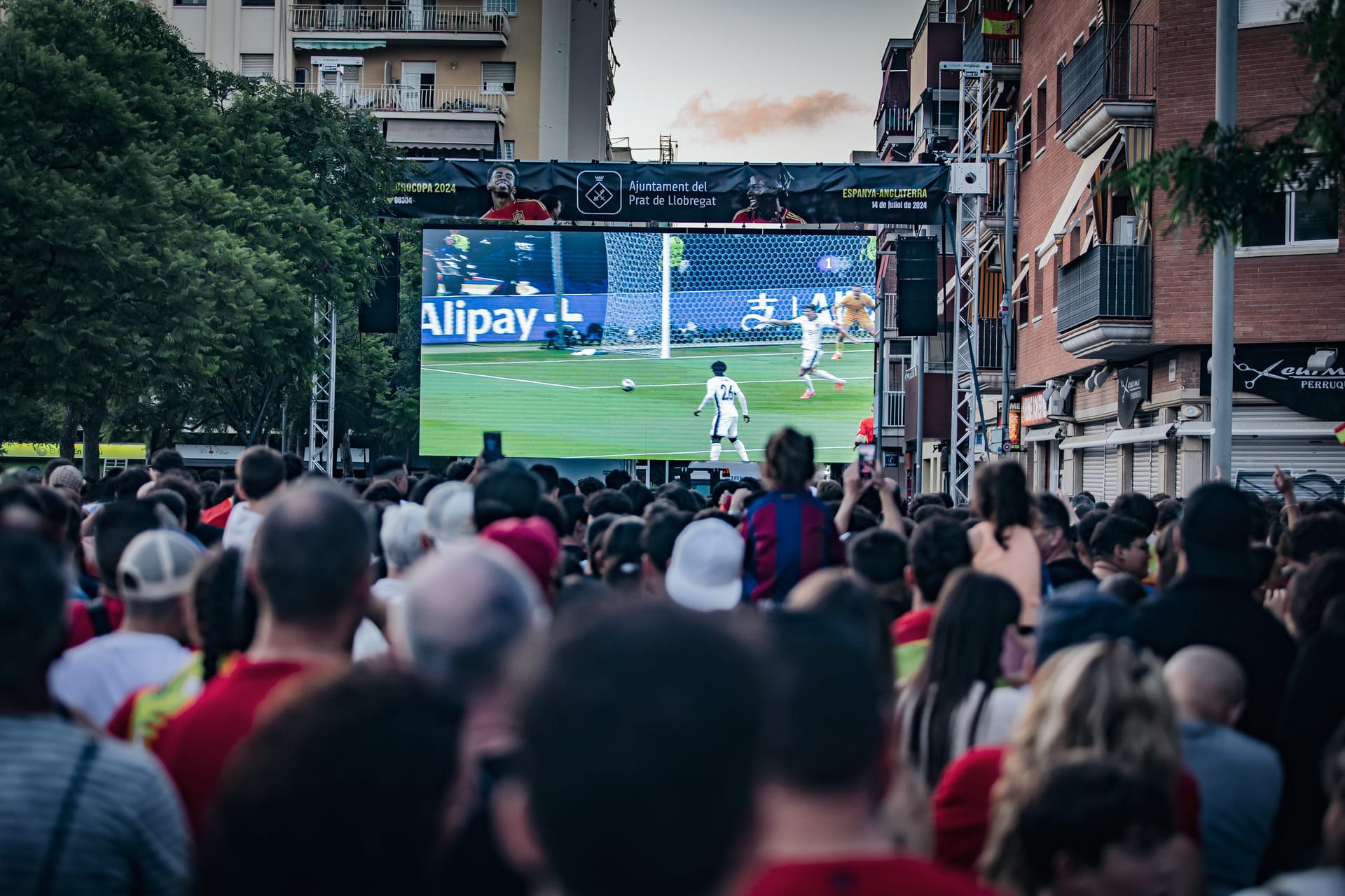 El Prat vivió el Mundial 2026 con pantallas gigantes
