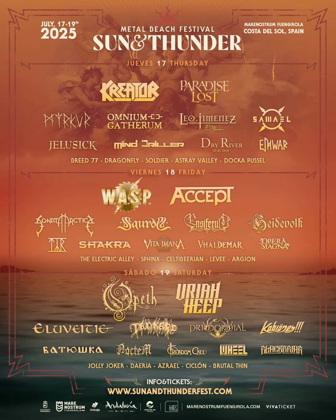 Sun & Thunder: metal y rock frente al mar