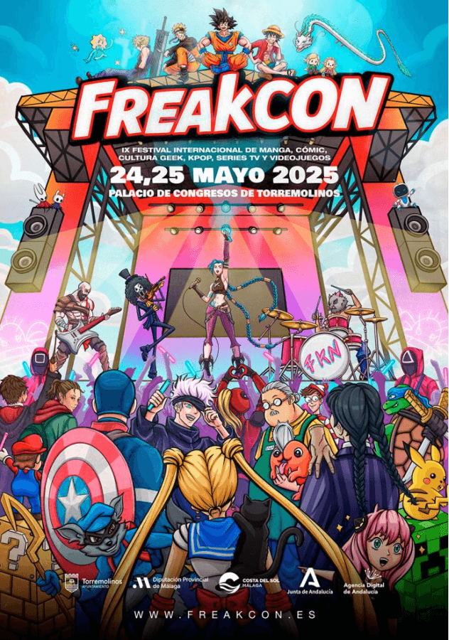 Guía para el décimo aniversario de FreakCon en Málaga