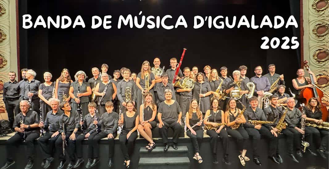Festa Major d'Igualada. Vesprada amb la Banda de Música d'Igualada