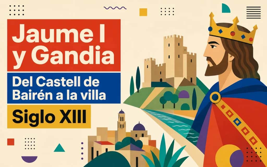 El Año Jaume I llega a Gandia: 750 años de historia
