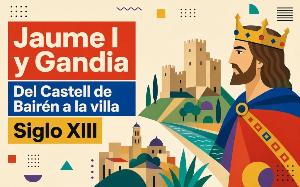 El Año Jaume I llega a Gandia: 750 años de historia