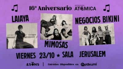 Loco Summer: Negocios Bikini + Sapiens + Sara Vera + El Parón + Chavalas + Hellbang