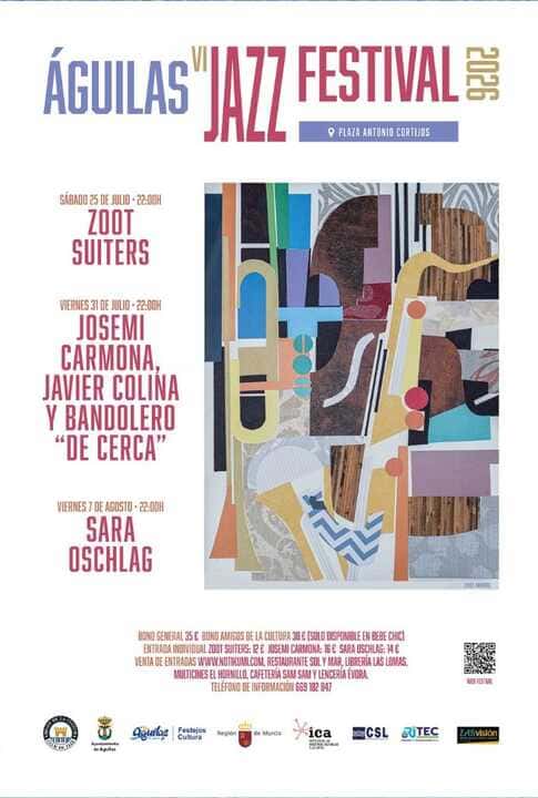 Águilas Jazz Festival 2026: tres noches de jazz en la costa