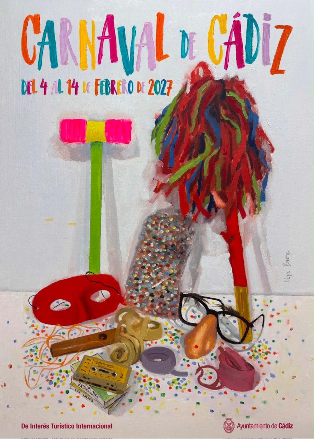 El Carnaval de Cádiz 2027 ya tiene cartel oficial