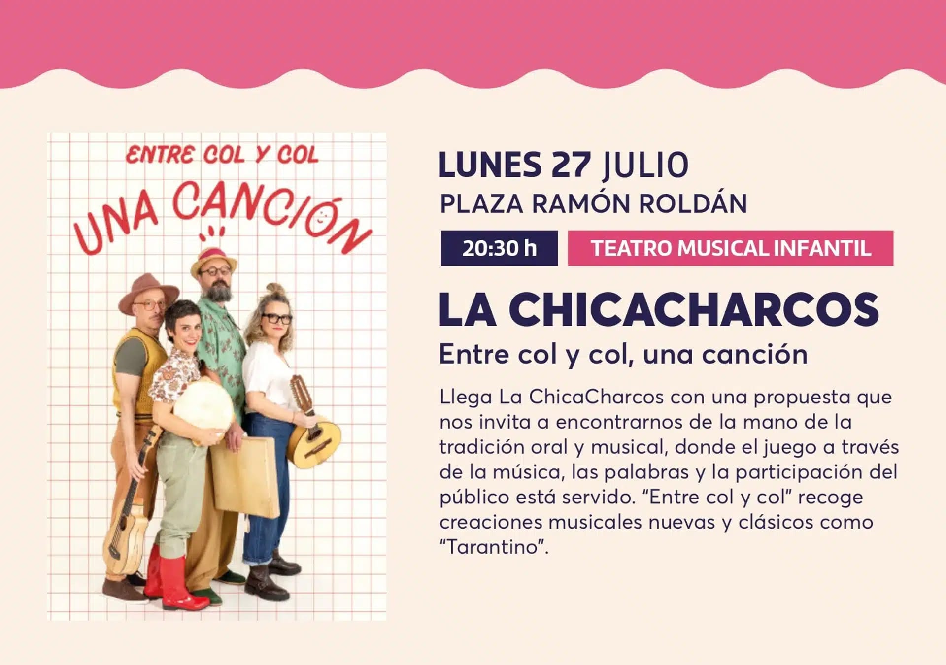 La ChicaCharcos y su teatro musical para toda la familia