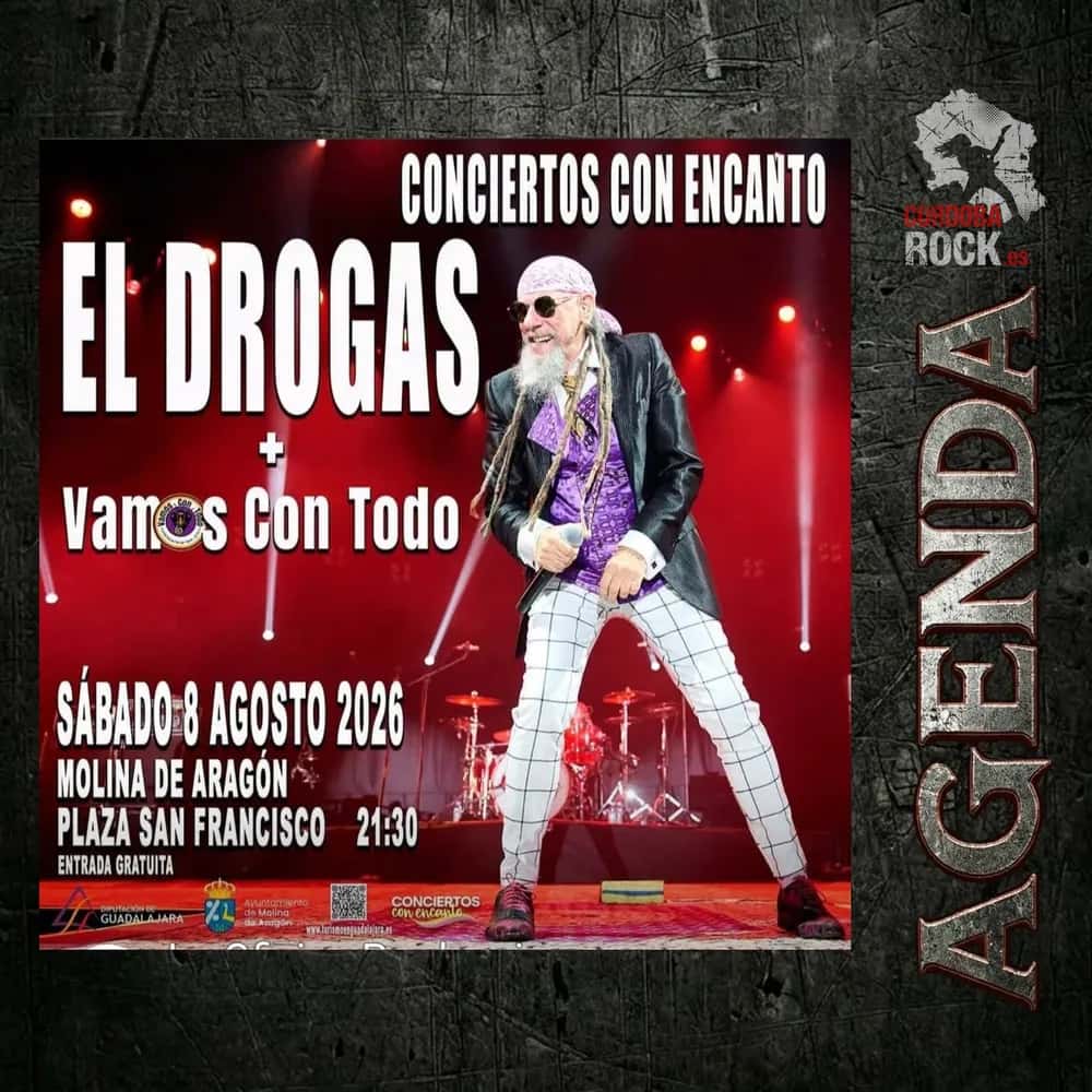 Guadarock 2026: El Drogas y Koma en la Plaza de España