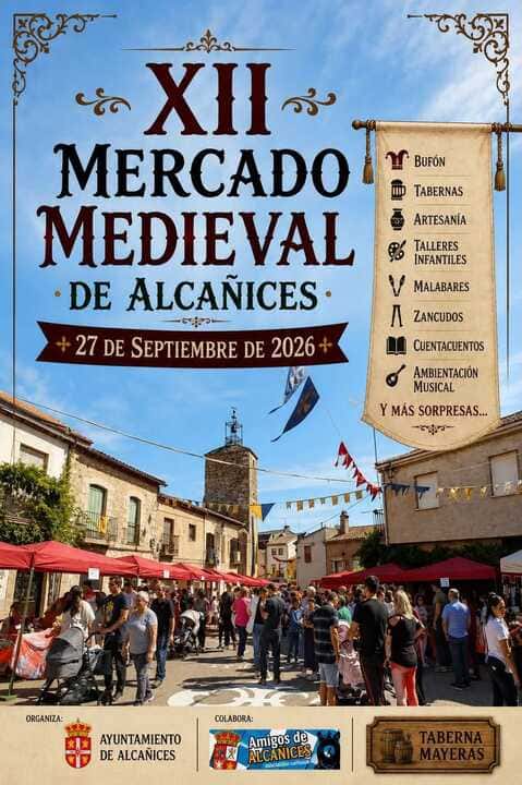 El mercado medieval de Alcañices volvió a llenar el Aliste