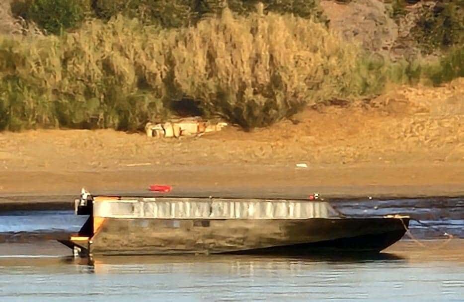El Helios 11, el barco solar que pasó por Sanlúcar