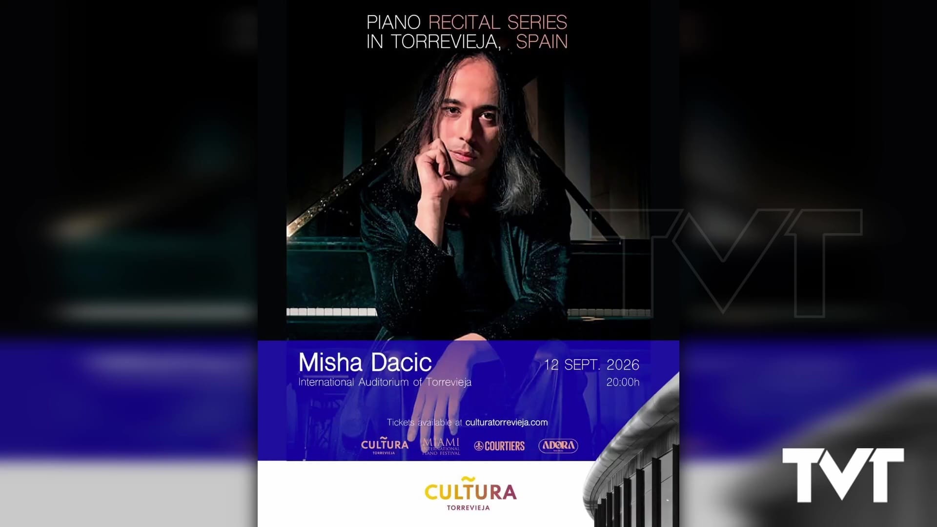 Misha Dacić abre la Piano Recital Series en Torrevieja