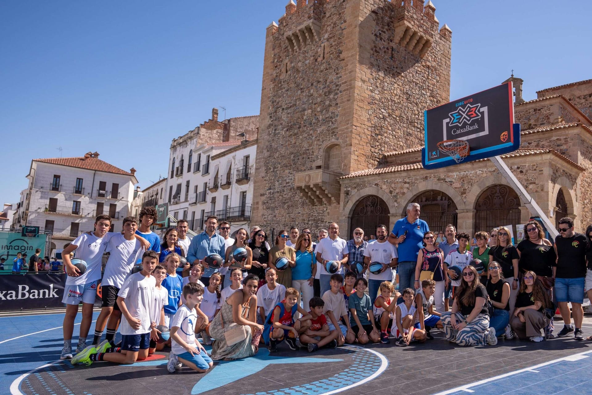 El baloncesto 3x3 tomó la Plaza Mayor el 13 de septiembre
