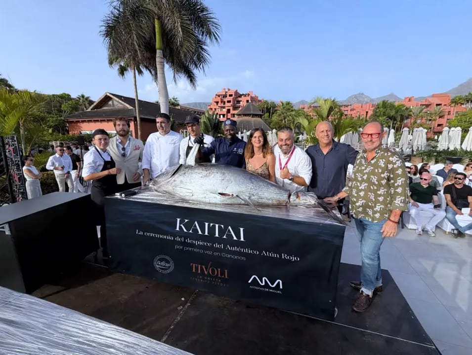 El primer Kaitai de atún rojo Balfegó en Canarias