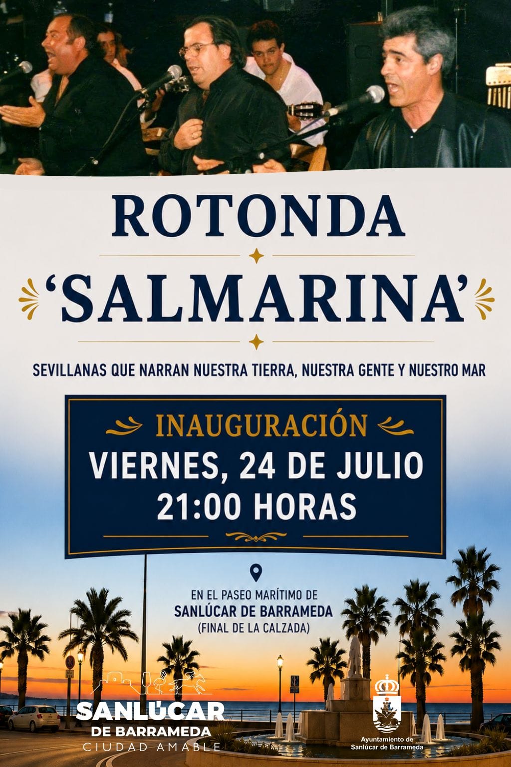 SalMarina ya tiene su propia rotonda en Sanlúcar