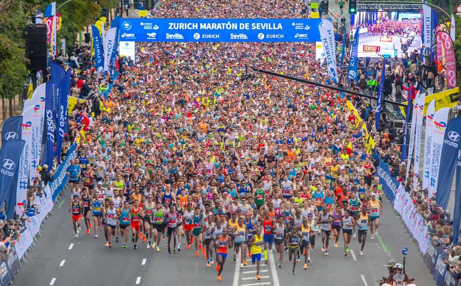 Guía para disfrutar el Maratón de Sevilla como espectador
