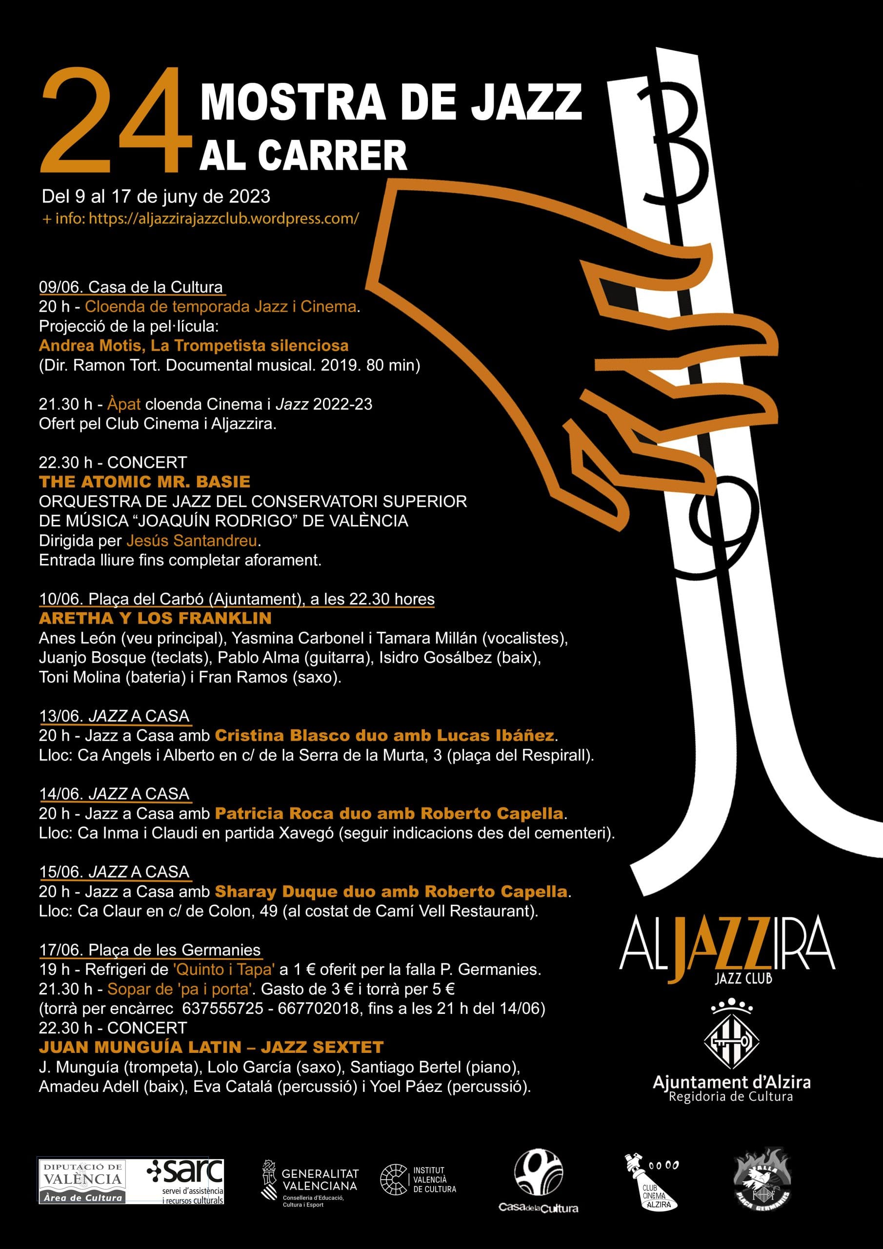 La Mostra de Jazz al Carrer llena de música Alzira
