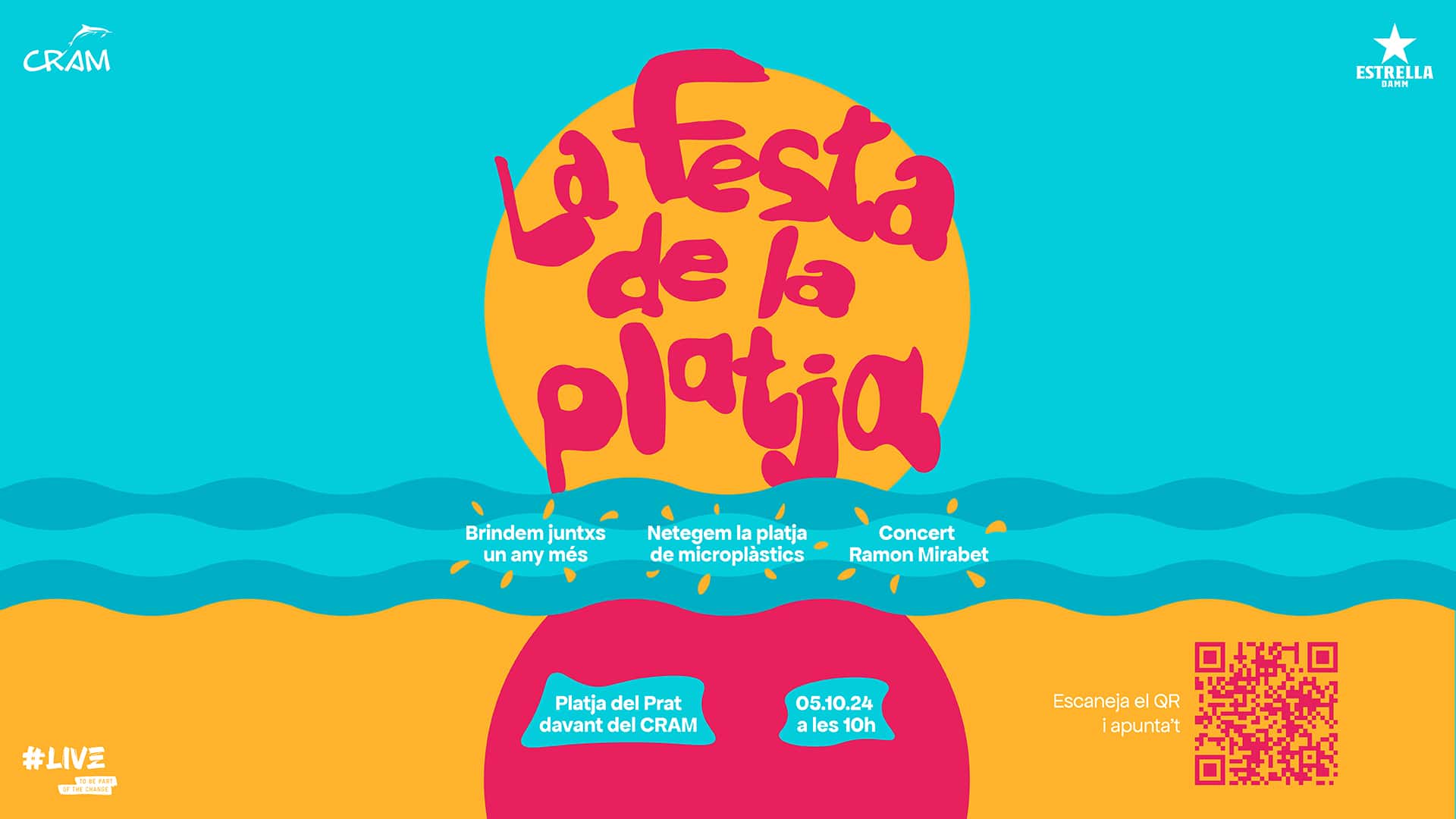 La Fiesta de la Playa vuelve al Prat el 4 de octubre