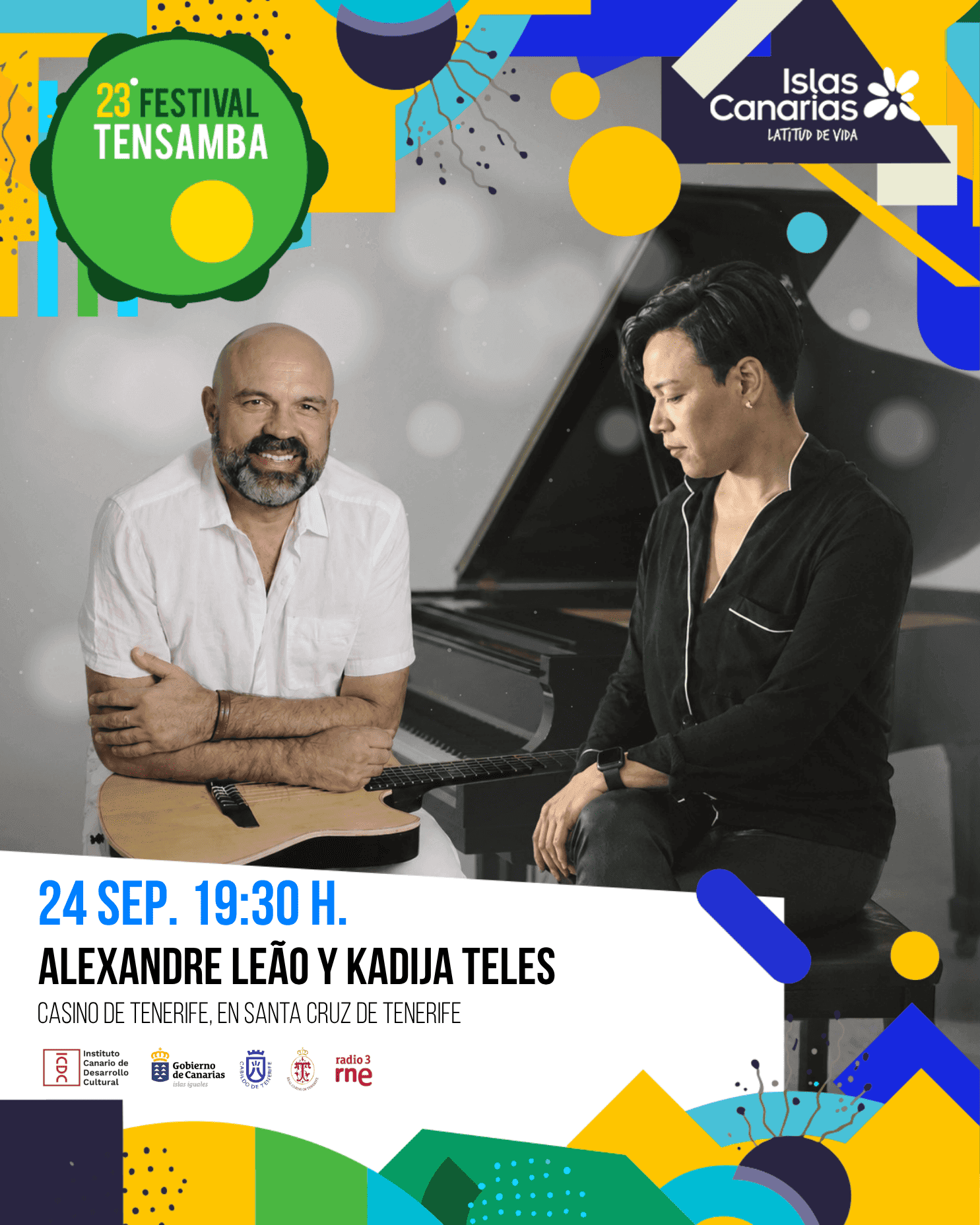 Festival Tensamba 2026: Alexandre Leao y Kadija Teles