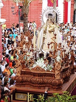 Salida procesional de Nuestra Señora de las Mercedes