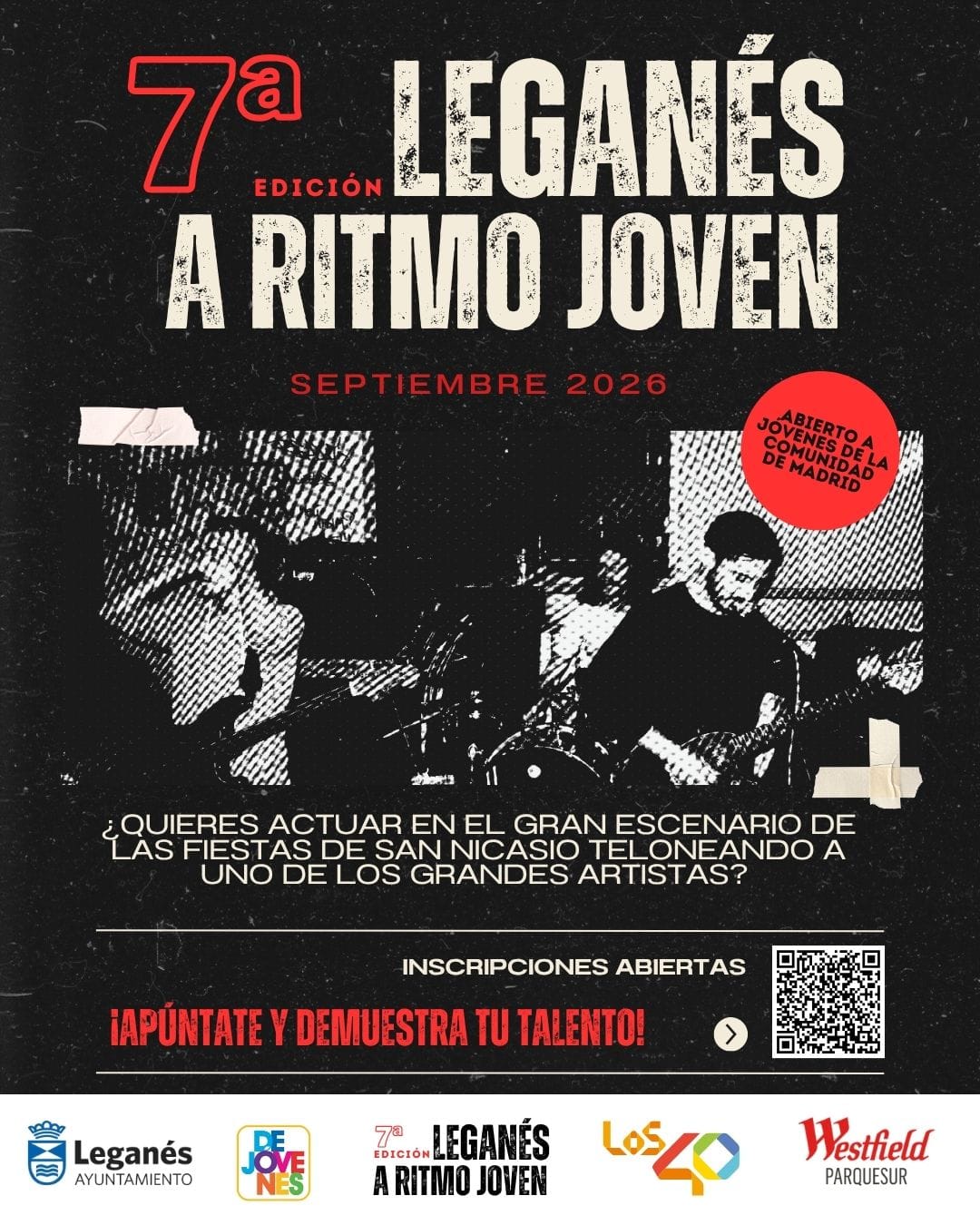 Leganés a Ritmo Joven: cómo entrar en San Nicasio
