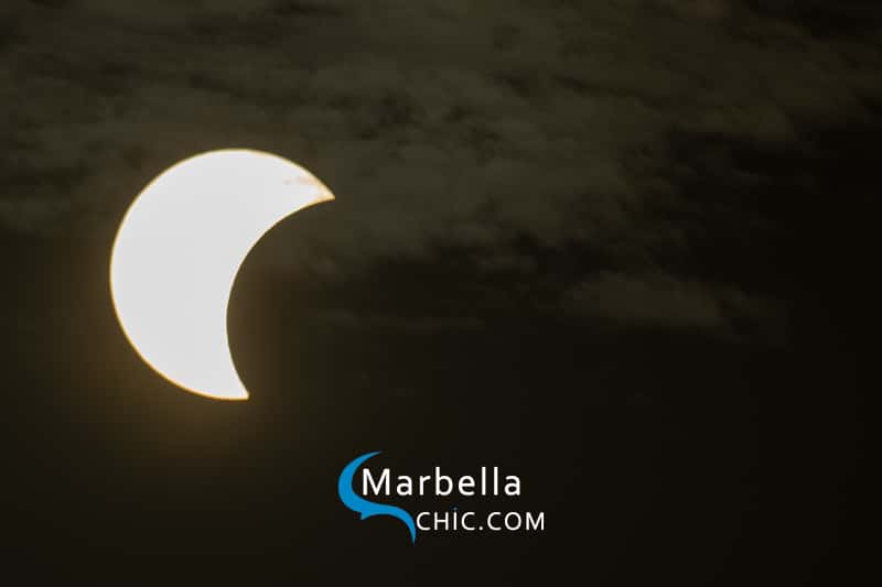 El eclipse solar del 12 de agosto se vio desde Marbella