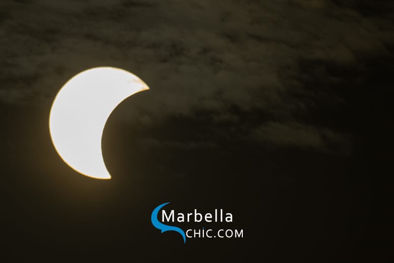 El eclipse solar del 12 de agosto se vio desde Marbella
