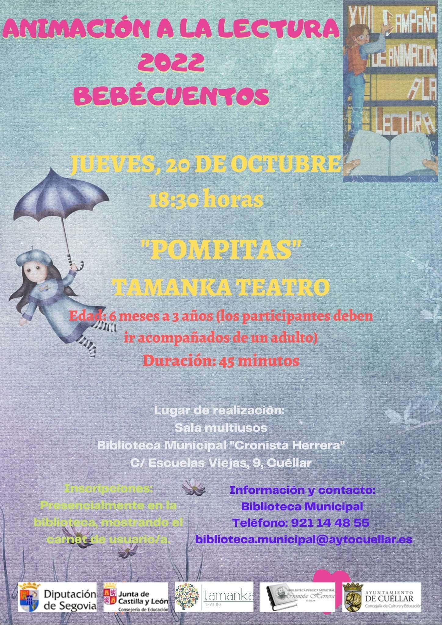 Beb茅cuentos en Biblioteca Pumar铆n Gij贸n-Sur