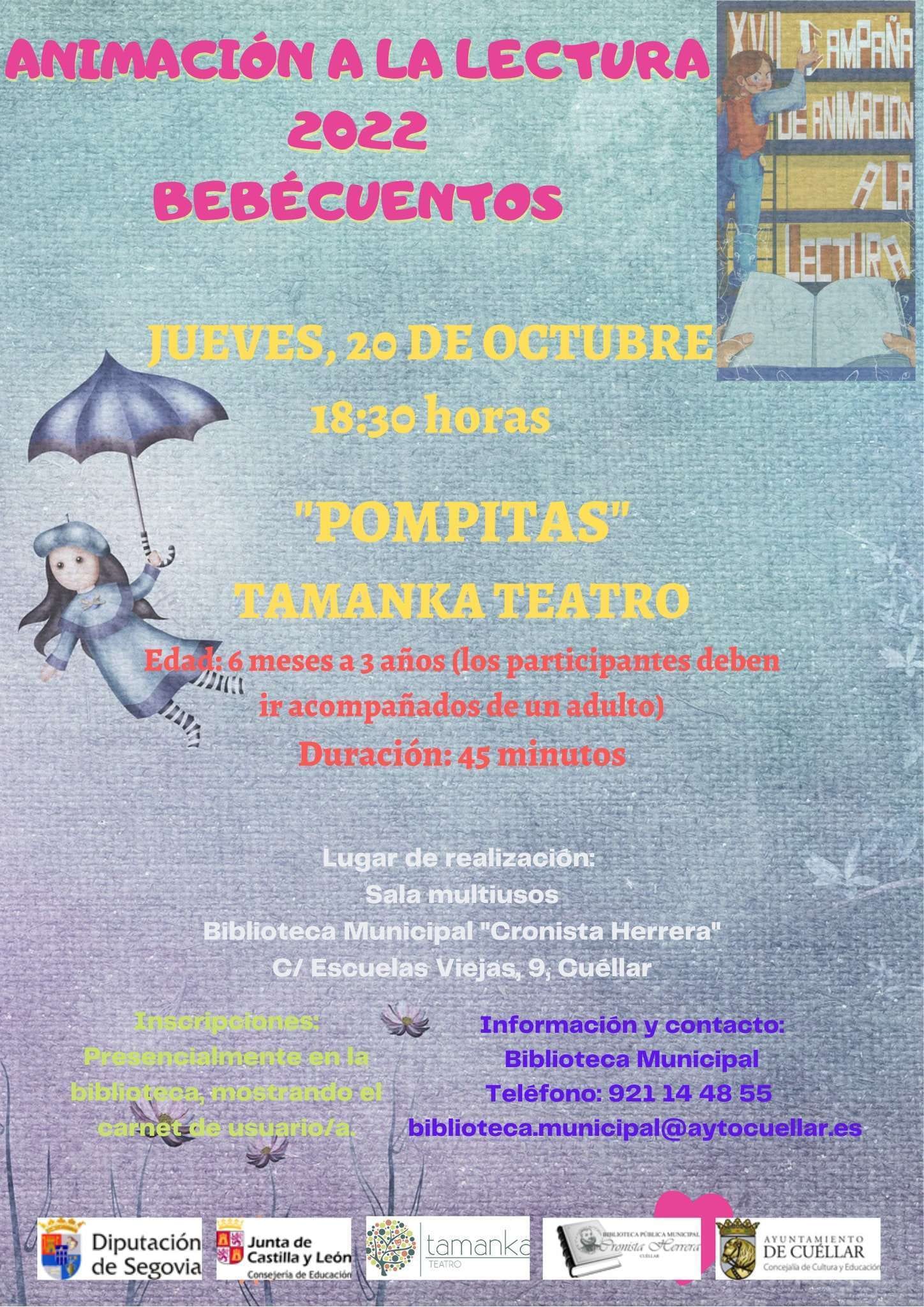 Bebécuentos en Biblioteca Pumarín Gijón-Sur